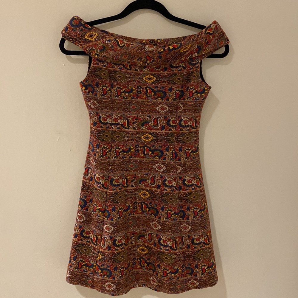 Zara off the shoulder scoop neck dress size S